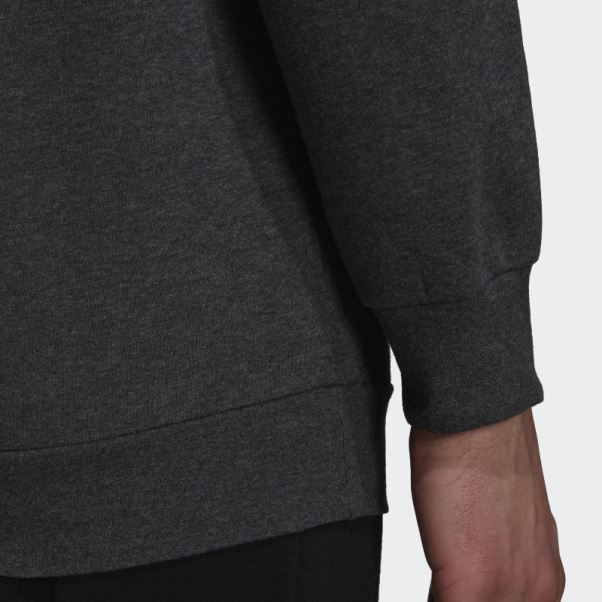 Sweat Polaire Essentials Adidas Gris Foncé Chiné