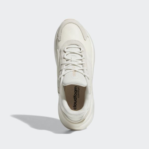 Adidas Ozelle Cloudfoam Lifestyle Chaussures De Course Blanc
