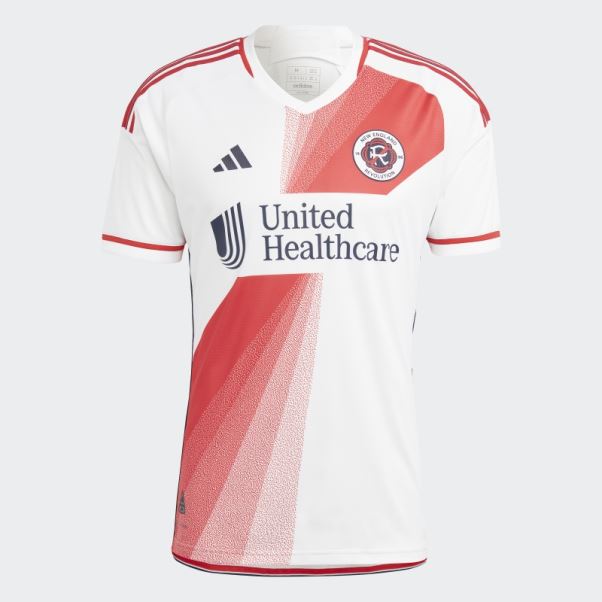 Maillot New England Revolution 23/24 Extérieur Authentique Adidas Blanc