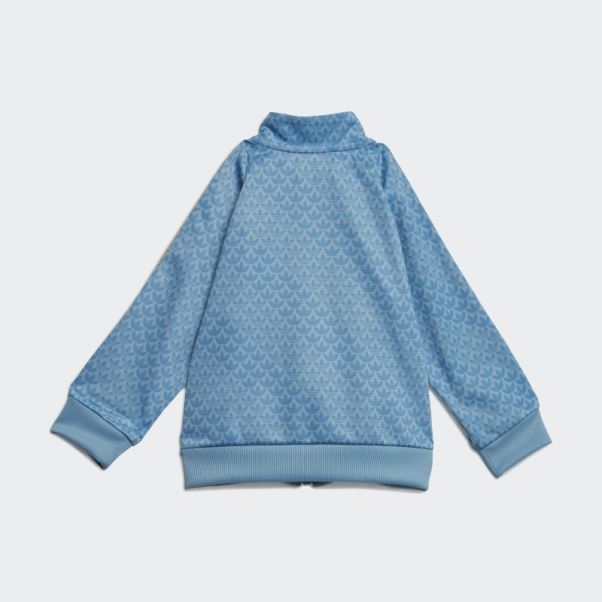 Survetement Monogramme Bleu Adidas