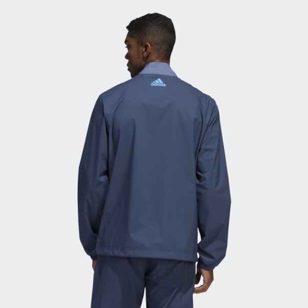 Veste Provisoire à Fermeture éclair Adidas Marine