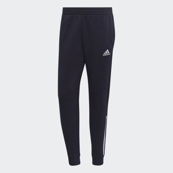 Pantalon En Molleton Essentials Colorblock Encre Adidas