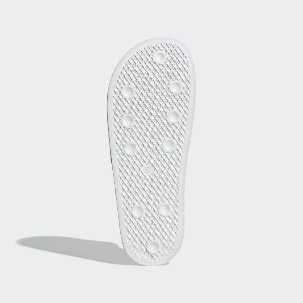 Adidas Adilette Slides Noir/blanc