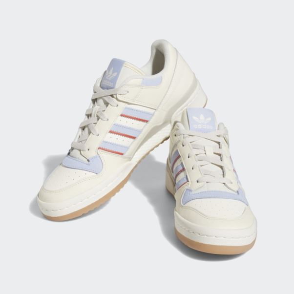 Adidas Forum Low Chaussures Classiques Bleu Aube