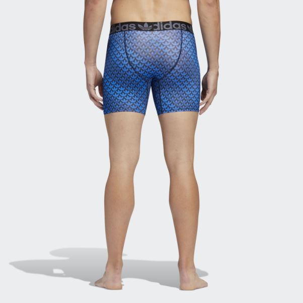 Adidas Trèfle Boxer 2 Paires Oiseau Bleu