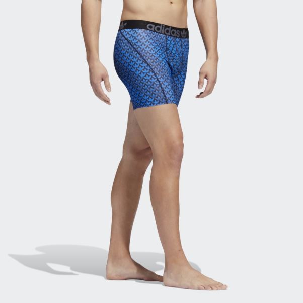 Adidas Trèfle Boxer 2 Paires Oiseau Bleu