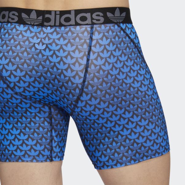 Adidas Trèfle Boxer 2 Paires Oiseau Bleu