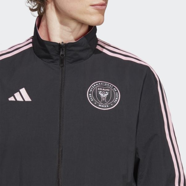 Adidas Veste Inter Miami Cf Anthem Noir