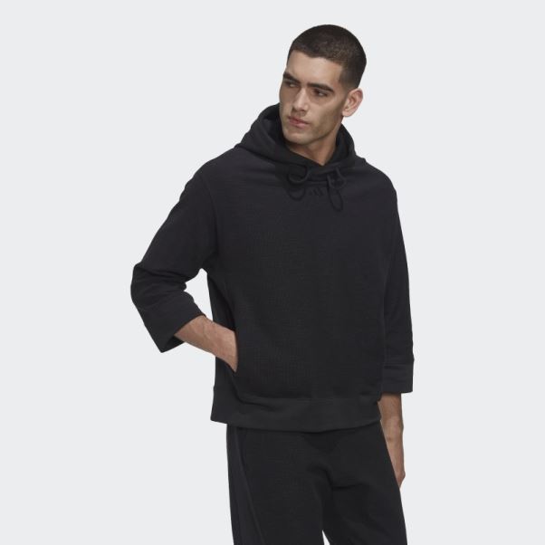 Sweat à Capuche En Molleton Inversé (non Genré) Adidas Noir