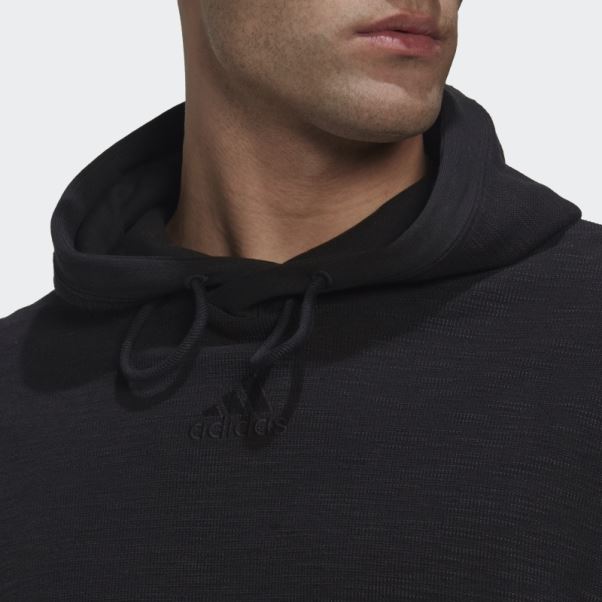 Sweat à Capuche En Molleton Inversé (non Genré) Adidas Noir
