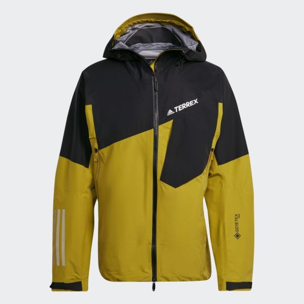 Blouson Vert Olive Terrex Techrock Gore-tex Pro Adidas