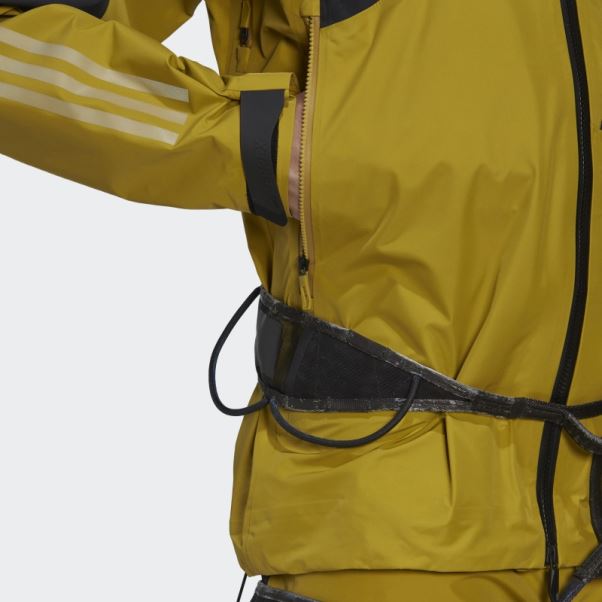 Blouson Vert Olive Terrex Techrock Gore-tex Pro Adidas