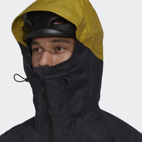 Blouson Vert Olive Terrex Techrock Gore-tex Pro Adidas