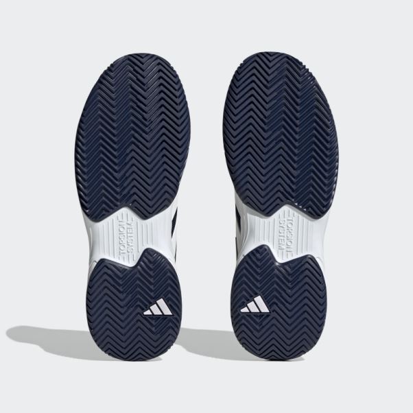 Adidas Courtjam Control Chaussures De Tennis Bleu Marine