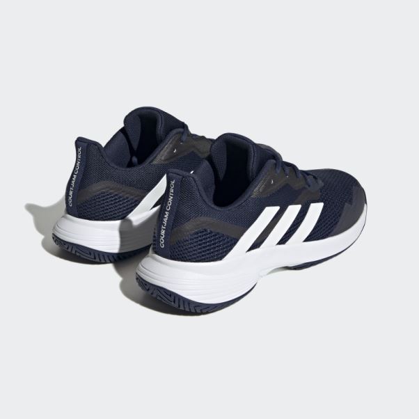 Adidas Courtjam Control Chaussures De Tennis Bleu Marine