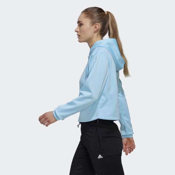 Sweat à Capuche Aeroready Adidas Bleu