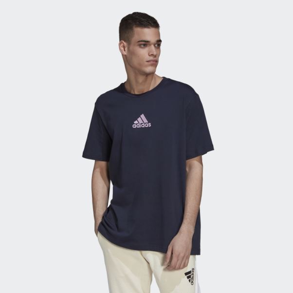 T-shirt Graphique Adidas Nature Encre