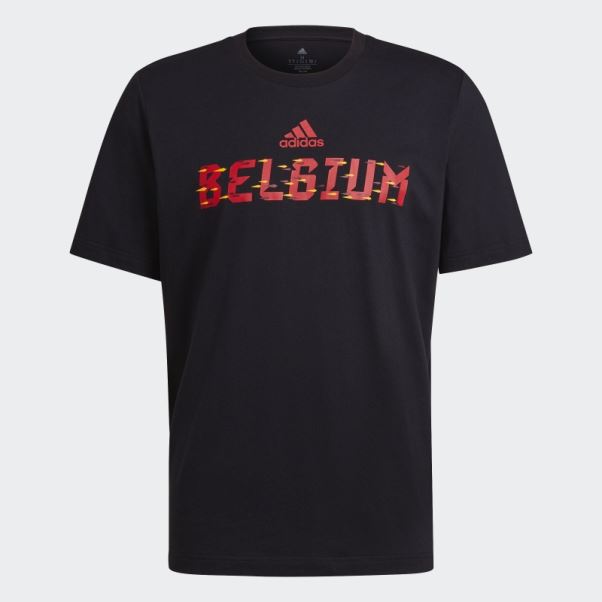 Tee Shirt Coupe Du Monde Fifa 2022 Belgique Adidas Noir
