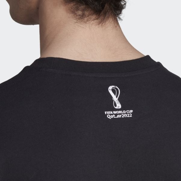 Tee Shirt Coupe Du Monde Fifa 2022 Belgique Adidas Noir