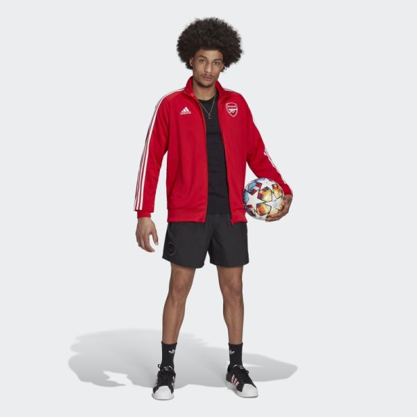 Arsenal Dna 3-stripes Track Top écarlate Adidas