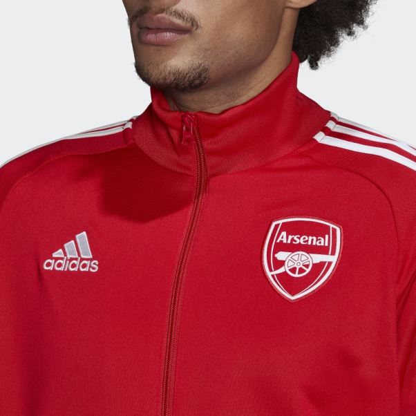 Arsenal Dna 3-stripes Track Top écarlate Adidas