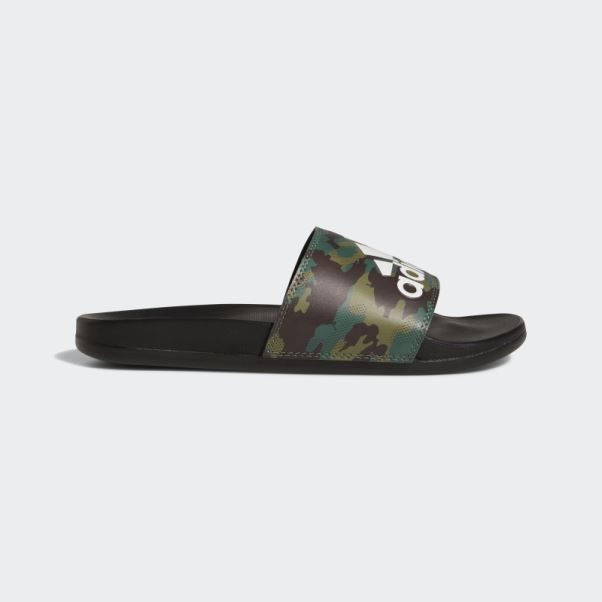 Adilette Adidas Confort Slides Blanc
