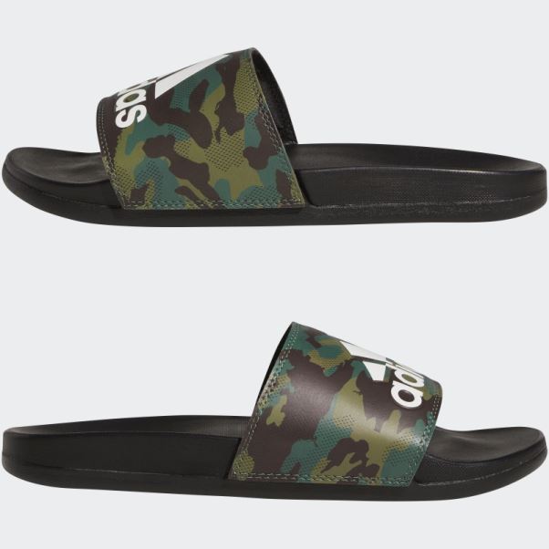 Adilette Adidas Confort Slides Blanc