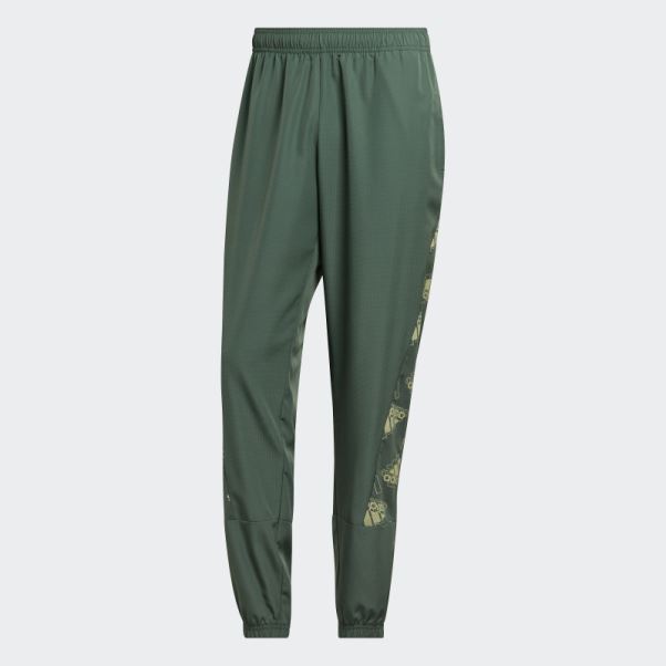 Survêtement Imprimé Allover Vert Oxyde Adidas