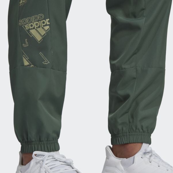 Survêtement Imprimé Allover Vert Oxyde Adidas