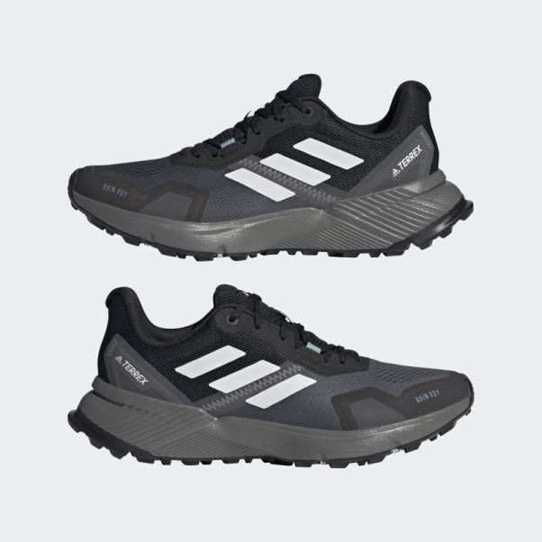 Terrex Soulstride Rain.rdy Chaussures De Course Sur Sentier Noir Adidas