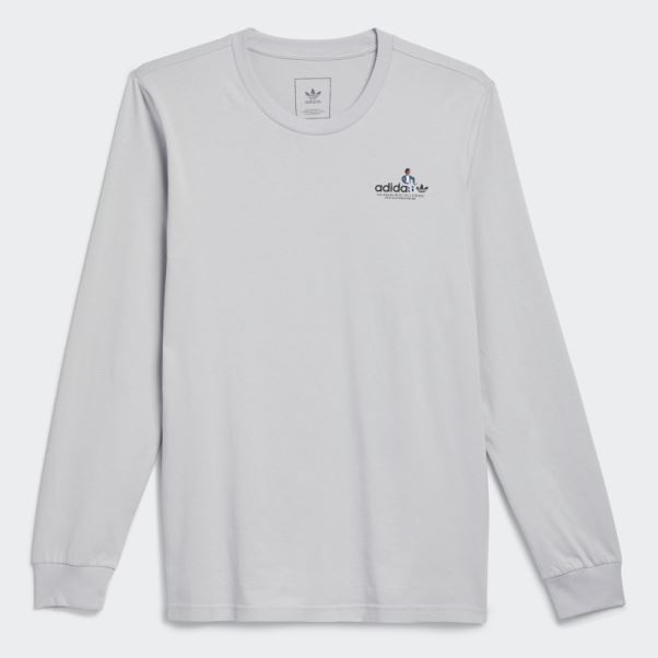 Mettz The Steps T-shirt Manches Longues Adidas Gris