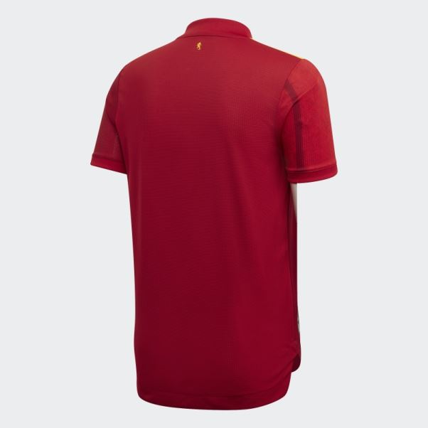 Maillot Domicile Authentique Adidas Espagne Victoire Rouge