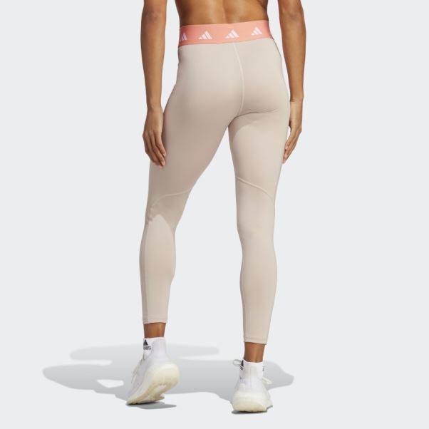 Legging Adidas Techfit 7/8 Taupe