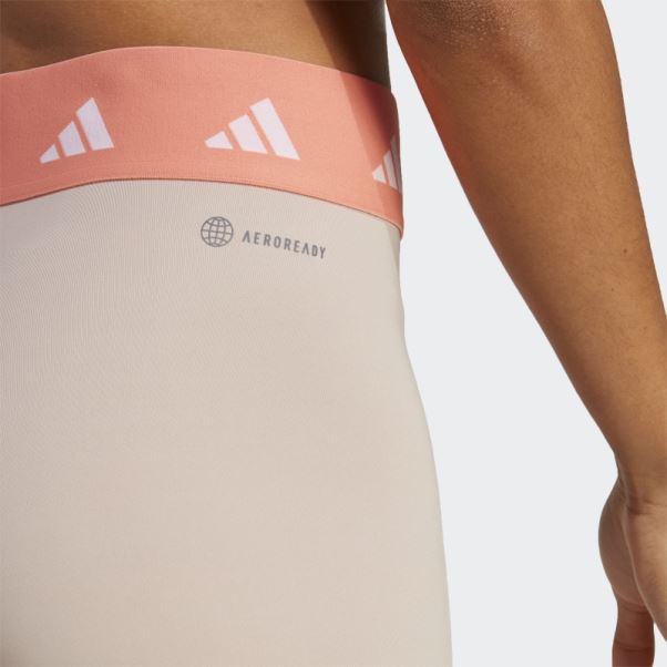 Legging Adidas Techfit 7/8 Taupe