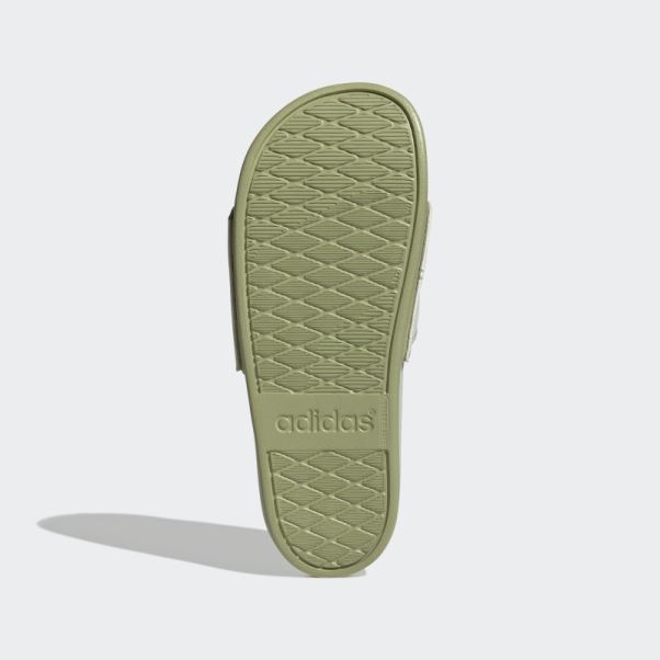 Adilette Confort Slides Vert Adidas
