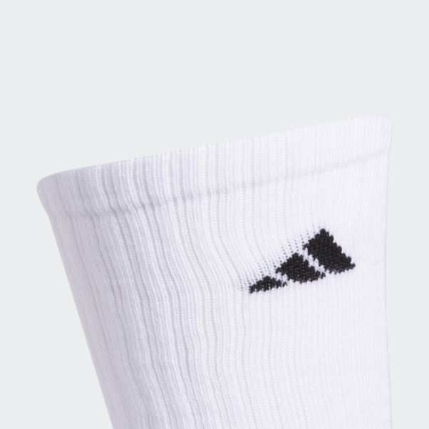 Athlétique Coussiné équipage 6 Paires Adidas Blanc