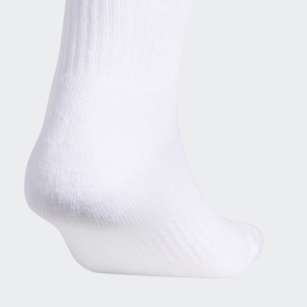 Athlétique Coussiné équipage 6 Paires Adidas Blanc