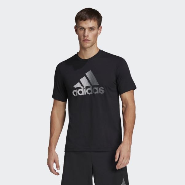 Aeroready Conçu Pour Déplacer Le T-shirt Logo Sport Noir Adidas