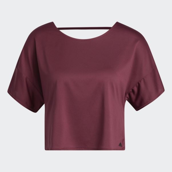 Tee Shirt Adidas Cramoisi Prime Bleu