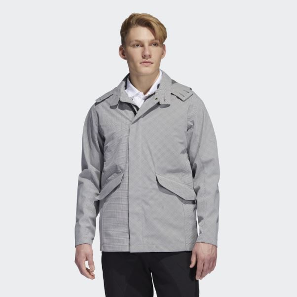 Adidas Veste Grise Adicross Elements Entièrement Zippée