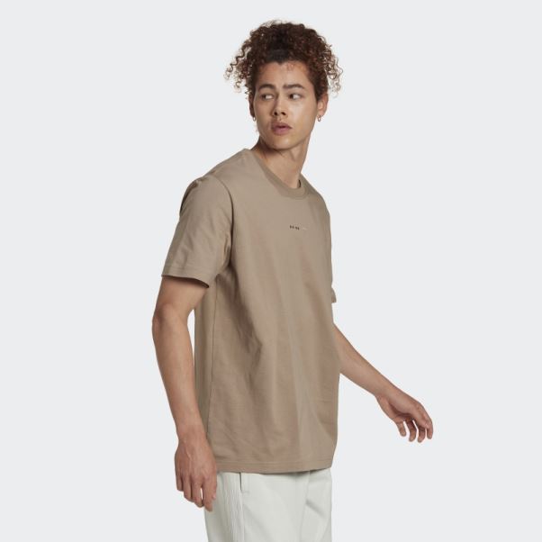 Adidas T-shirt Reveal Essentials Marron Crayeux