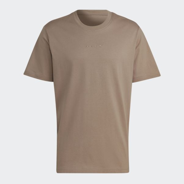 Adidas T-shirt Reveal Essentials Marron Crayeux
