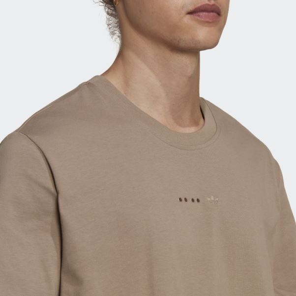 Adidas T-shirt Reveal Essentials Marron Crayeux
