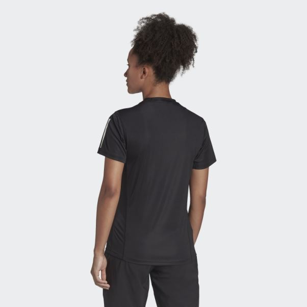 Adidas Possède Le T-shirt De Course Noir