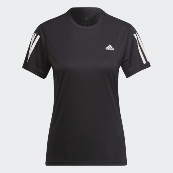 Adidas Possède Le T-shirt De Course Noir