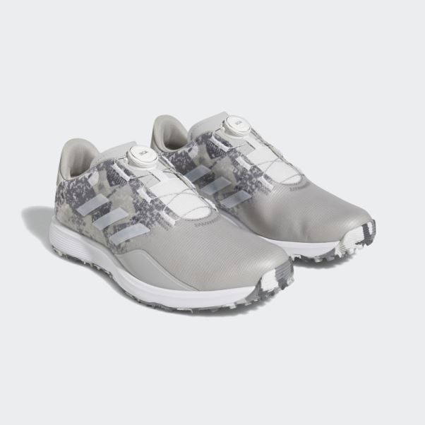 Chaussures De Golf Adidas S2g Sl 23 Larges Grises