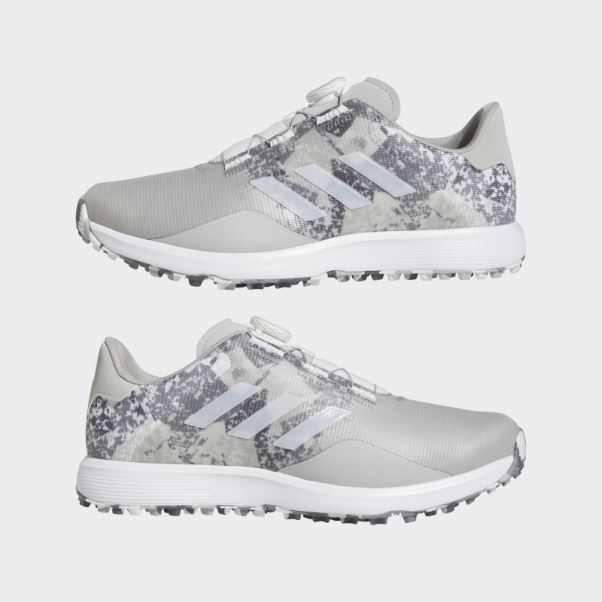 Chaussures De Golf Adidas S2g Sl 23 Larges Grises