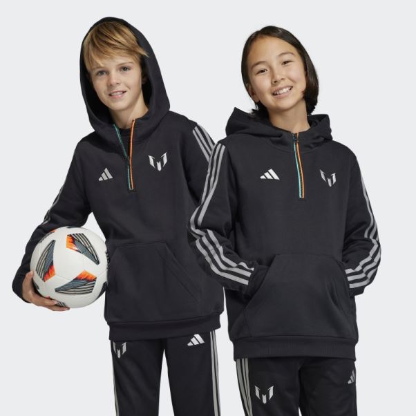 Sweat à Capuche Adidas Messi Noir