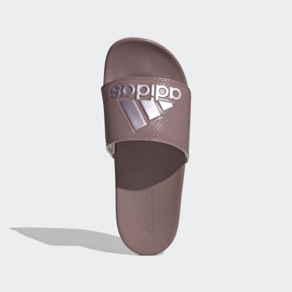 Claquettes De Confort Adilette Violettes Adidas