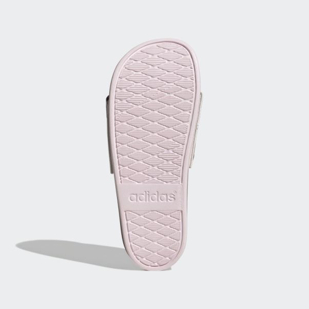 Claquettes De Confort Adilette Violettes Adidas